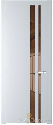 Дверь Profil Doors 20PW цвет Вайт (RAL 110 96 02) стекло Зеркало Bronza молдинг Серебро Дверь Profil Doors 20PW цвет Вайт (RAL 110 96 02) стекло Зеркало Bronza молдинг Серебро