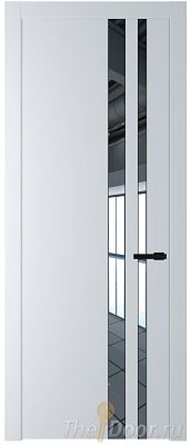 Дверь Profil Doors 20PW цвет Вайт (RAL 110 96 02) стекло Зеркало молдинг Черный матовый Дверь Profil Doors 20PW цвет Вайт (RAL 110 96 02) стекло Зеркало молдинг Черный матовый