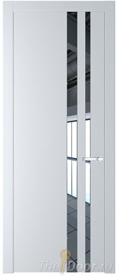 Дверь Profil Doors 20PW цвет Вайт (RAL 110 96 02) стекло Зеркало молдинг Серебро Дверь Profil Doors 20PW цвет Вайт (RAL 110 96 02) стекло Зеркало молдинг Серебро
