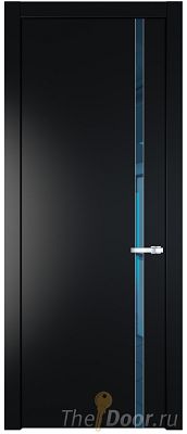 Дверь Profil Doors 21PW цвет Блэк стекло Зеркало Blue молдинг Серебро Дверь Profil Doors 21PW цвет Блэк стекло Зеркало Blue молдинг Серебро
