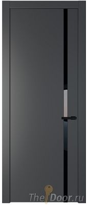 Дверь Profil Doors 21PW цвет Графит (Pantone 425С) стекло Lacobel Черный лак молдинг Черный матовый Дверь Profil Doors 21PW цвет Графит (Pantone 425С) стекло Lacobel Черный лак молдинг Черный матовый