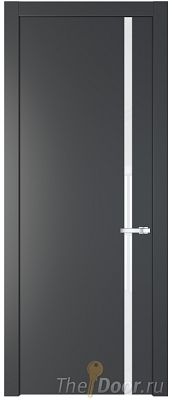 Дверь Profil Doors 21PW цвет Графит (Pantone 425С) стекло Lacobel лак Классик молдинг Серебро Дверь Profil Doors 21PW цвет Графит (Pantone 425С) стекло Lacobel лак Классик молдинг Серебро