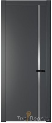 Дверь Profil Doors 21PW цвет Графит (Pantone 425С) стекло Lacobel Серебро Матлак молдинг Черный матовый Дверь Profil Doors 21PW цвет Графит (Pantone 425С) стекло Lacobel Серебро Матлак молдинг Черный матовый