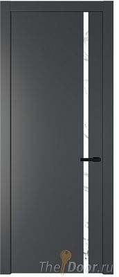 Дверь Profil Doors 21PW цвет Графит (Pantone 425С) стекло Нефи белый узор серебро молдинг Черный матовый Дверь Profil Doors 21PW цвет Графит (Pantone 425С) стекло Нефи белый узор серебро молдинг Черный матовый