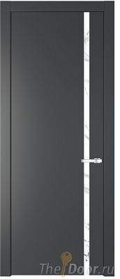 Дверь Profil Doors 21PW цвет Графит (Pantone 425С) стекло Нефи белый узор серебро молдинг Серебро Дверь Profil Doors 21PW цвет Графит (Pantone 425С) стекло Нефи белый узор серебро молдинг Серебро