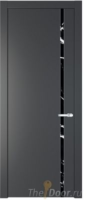Дверь Profil Doors 21PW цвет Графит (Pantone 425С) стекло Нефи черный узор серебро молдинг Серебро Дверь Profil Doors 21PW цвет Графит (Pantone 425С) стекло Нефи черный узор серебро молдинг Серебро