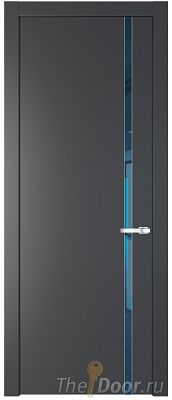 Дверь Profil Doors 21PW цвет Графит (Pantone 425С) стекло Зеркало Blue молдинг Серебро Дверь Profil Doors 21PW цвет Графит (Pantone 425С) стекло Зеркало Blue молдинг Серебро