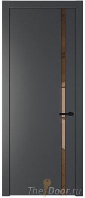 Дверь Profil Doors 21PW цвет Графит (Pantone 425С) стекло Зеркало Bronza молдинг Черный матовый Дверь Profil Doors 21PW цвет Графит (Pantone 425С) стекло Зеркало Bronza молдинг Черный матовый
