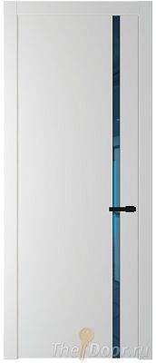 Дверь Profil Doors 21PW цвет Крем Вайт (RAL 120-02) стекло Зеркало Blue молдинг Черный матовый Дверь Profil Doors 21PW цвет Крем Вайт (RAL 120-02) стекло Зеркало Blue молдинг Черный матовый