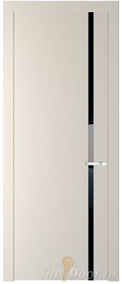 Дверь Profil Doors 21PW цвет Кремовая Магнолия (RAL 120-04) стекло Lacobel Черный лак молдинг Серебро Дверь Profil Doors 21PW цвет Кремовая Магнолия (RAL 120-04) стекло Lacobel Черный лак молдинг Серебро