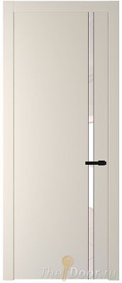 Дверь Profil Doors 21PW цвет Кремовая Магнолия (RAL 120-04) стекло Lacobel Перламутровый лак молдинг Черный матовый Дверь Profil Doors 21PW цвет Кремовая Магнолия (RAL 120-04) стекло Lacobel Перламутровый лак молдинг Черный матовый