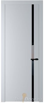 Дверь Profil Doors 21PW цвет Лайт Грей (RAL 870-01) стекло Lacobel Черный лак молдинг Черный матовый Дверь Profil Doors 21PW цвет Лайт Грей (RAL 870-01) стекло Lacobel Черный лак молдинг Черный матовый