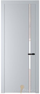 Дверь Profil Doors 21PW цвет Лайт Грей (RAL 870-01) стекло Lacobel Перламутровый лак молдинг Черный матовый Дверь Profil Doors 21PW цвет Лайт Грей (RAL 870-01) стекло Lacobel Перламутровый лак молдинг Черный матовый