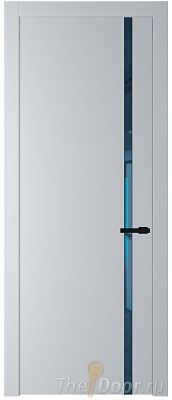 Дверь Profil Doors 21PW цвет Лайт Грей (RAL 870-01) стекло Зеркало Blue молдинг Черный матовый Дверь Profil Doors 21PW цвет Лайт Грей (RAL 870-01) стекло Зеркало Blue молдинг Черный матовый