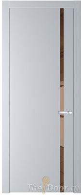 Дверь Profil Doors 21PW цвет Лайт Грей (RAL 870-01) стекло Зеркало Bronza молдинг Серебро Дверь Profil Doors 21PW цвет Лайт Грей (RAL 870-01) стекло Зеркало Bronza молдинг Серебро
