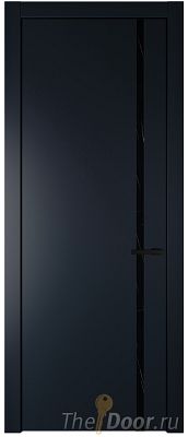 Дверь Profil Doors 21PW цвет Нэви Блу (RAL 7016) стекло Неро мрамор молдинг Черный матовый Дверь Profil Doors 21PW цвет Нэви Блу (RAL 7016) стекло Неро мрамор молдинг Черный матовый