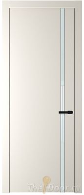 Дверь Profil Doors 21PW цвет Перламутр белый стекло Lacobel Белый лак молдинг Черный матовый Дверь Profil Doors 21PW цвет Перламутр белый стекло Lacobel Белый лак молдинг Черный матовый