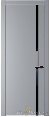 Дверь Profil Doors 21PW цвет Смоки (RAL 870-02) стекло Lacobel Черный лак молдинг Черный матовый Дверь Profil Doors 21PW цвет Смоки (RAL 870-02) стекло Lacobel Черный лак молдинг Черный матовый