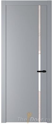Дверь Profil Doors 21PW цвет Смоки (RAL 870-02) стекло Lacobel Перламутровый лак молдинг Черный матовый Дверь Profil Doors 21PW цвет Смоки (RAL 870-02) стекло Lacobel Перламутровый лак молдинг Черный матовый