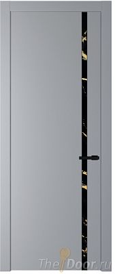 Дверь Profil Doors 21PW цвет Смоки (RAL 870-02) стекло Нефи черный узор золото молдинг Черный матовый Дверь Profil Doors 21PW цвет Смоки (RAL 870-02) стекло Нефи черный узор золото молдинг Черный матовый