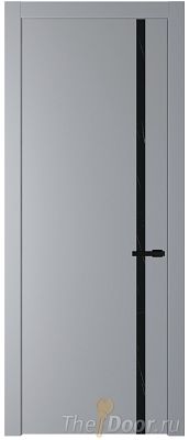 Дверь Profil Doors 21PW цвет Смоки (RAL 870-02) стекло Неро мрамор молдинг Черный матовый Дверь Profil Doors 21PW цвет Смоки (RAL 870-02) стекло Неро мрамор молдинг Черный матовый
