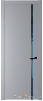 Дверь Profil Doors 21PW цвет Смоки (RAL 870-02) стекло Зеркало Blue молдинг Черный матовый Дверь Profil Doors 21PW цвет Смоки (RAL 870-02) стекло Зеркало Blue молдинг Черный матовый