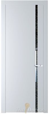 Дверь Profil Doors 21PW цвет Вайт (RAL 110 96 02) стекло Лоран узор золото молдинг Серебро Дверь Profil Doors 21PW цвет Вайт (RAL 110 96 02) стекло Лоран узор золото молдинг Серебро