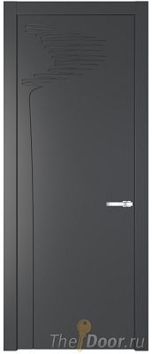 Дверь Profil Doors 25PW цвет Графит (Pantone 425С)