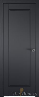 Дверь Profil Doors 100U цвет Чёрный Seidenmatt