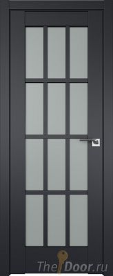 Дверь Profil Doors 102U цвет Чёрный Seidenmatt стекло Матовое Дверь Profil Doors 102U цвет Чёрный Seidenmatt стекло Матовое