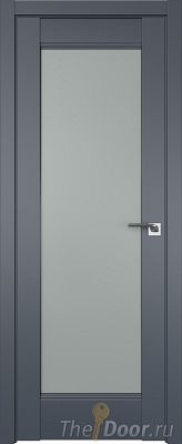 Дверь Profil Doors 107U цвет Антрацит стекло Матовое
