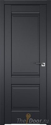Дверь Profil Doors 1U цвет Чёрный Seidenmatt