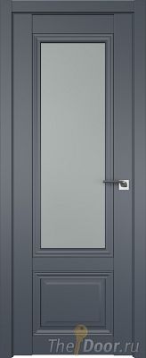 Дверь Profil Doors 2.103U цвет Антрацит стекло Матовое