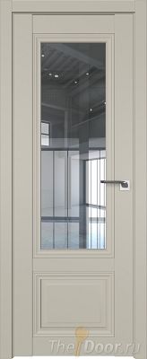 Дверь Profil Doors 2.103U цвет Шеллгрей стекло Прозрачное