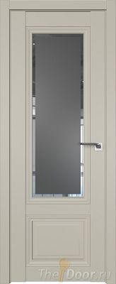 Дверь Profil Doors 2.103U цвет Шеллгрей стекло Square Графит