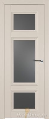 Дверь Profil Doors 2.105U цвет Санд стекло Графит