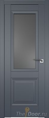 Дверь Profil Doors 2.113U цвет Антрацит стекло Графит