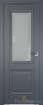 Дверь Profil Doors 2.113U цвет Антрацит стекло Гравировка 4