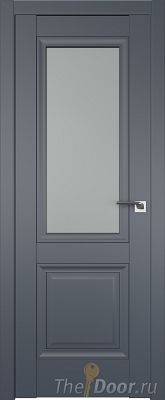 Дверь Profil Doors 2.113U цвет Антрацит стекло Матовое