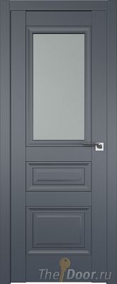 Дверь Profil Doors 2.115U цвет Антрацит стекло Матовое