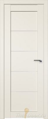 Дверь Profil Doors 2.11U цвет Магнолия Сатинат стекло Белый Триплекс