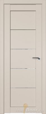 Дверь Profil Doors 2.11U цвет Санд стекло Прозрачное