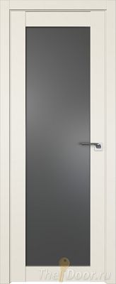 Дверь Profil Doors 2.19U цвет Магнолия Сатинат стекло Графит