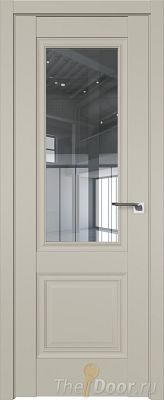 Дверь Profil Doors 2.37U цвет Шеллгрей стекло Прозрачное