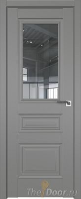 Дверь Profil Doors 2.39U цвет Грей стекло Прозрачное