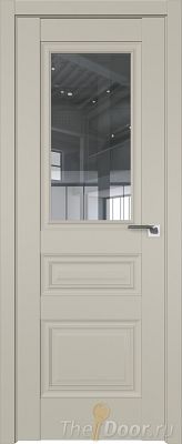 Дверь Profil Doors 2.39U цвет Шеллгрей стекло Прозрачное