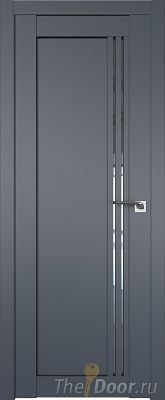 Дверь Profil Doors 2.50U цвет Антрацит стекло Прозрачное Дверь Profil Doors 2.50U цвет Антрацит стекло Прозрачное