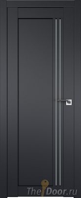 Дверь Profil Doors 2.50U цвет Чёрный Seidenmatt стекло Матовое Дверь Profil Doors 2.50U цвет Чёрный Seidenmatt стекло Матовое