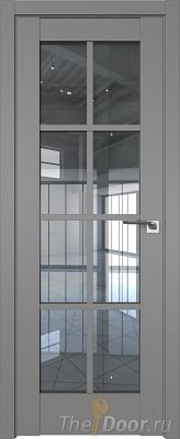 Дверь Profil Doors 101U цвет Грей стекло Прозрачное