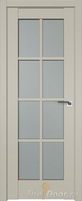 Дверь Profil Doors 101U цвет Шеллгрей стекло Матовое